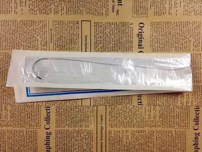 厂家直销 无菌医用非吸收性缝合线无损伤缝合针 金属线带针