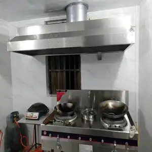 不锈钢油烟罩商用排烟罩饭店食堂排烟机家用厨房大吸力油烟机