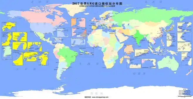 数据图 2017石油天然气分布图