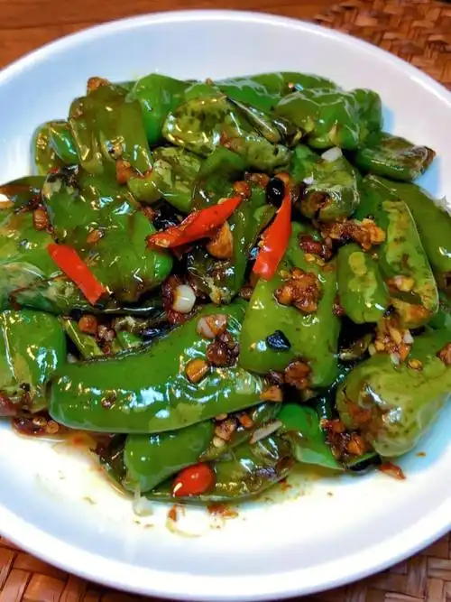 酸辣开胃的虎皮青椒,专治各种没食欲的姐妹93们