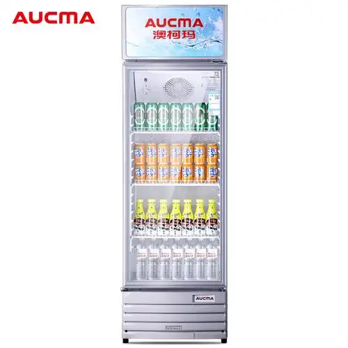 澳柯玛aucma展示柜sc228ne228升商用单门冷藏展示柜冰柜保鲜饮料柜