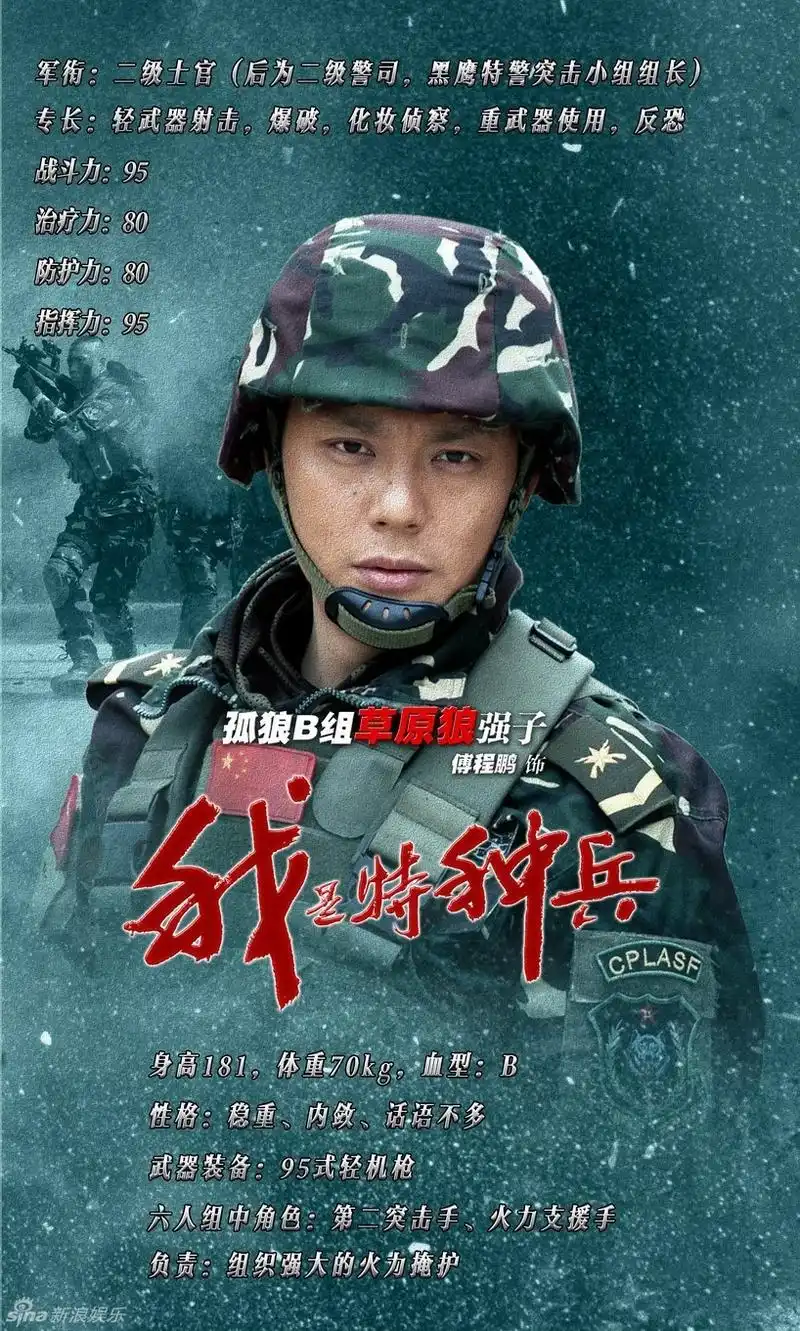组图:《我是特种兵》单人海报 铁血军人绰号曝光_高清图集_新浪网