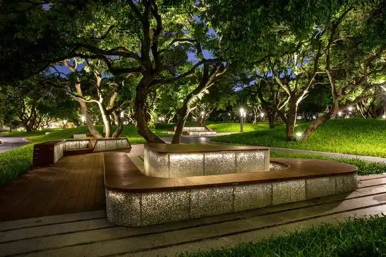 深圳四海公园夜景照明提升改造工程2021神灯奖申报工程