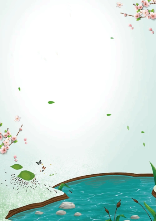 免费文档 所有分类 绿色清新夏日风格信纸背景word模板【文字可编辑