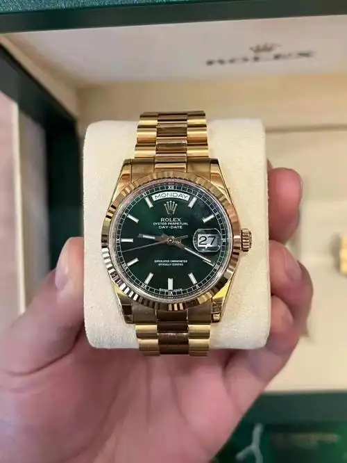 劳力士118238金绿dd