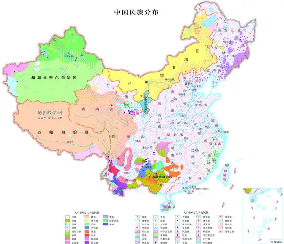 中国有哪些民族(中国有哪些民族大学)