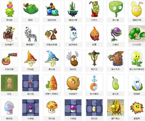 植物大战僵尸2有多少僵尸植物植物大战僵尸2图鉴大全