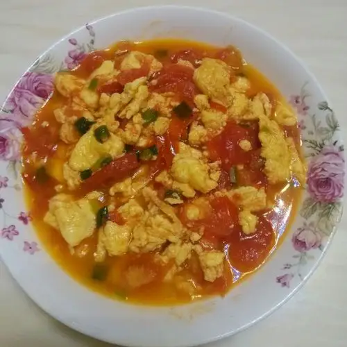 语嫣-1做的西红柿炒鸡蛋