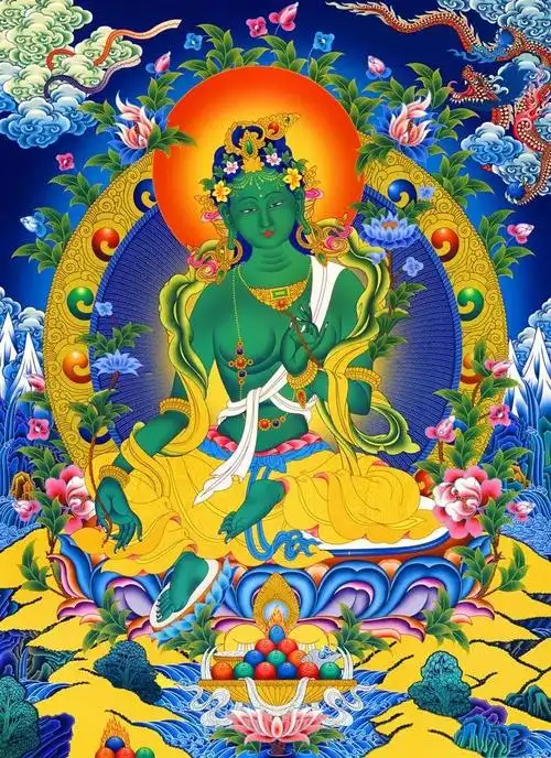 佛音绿度母诠释如母般的呵护平安吉祥