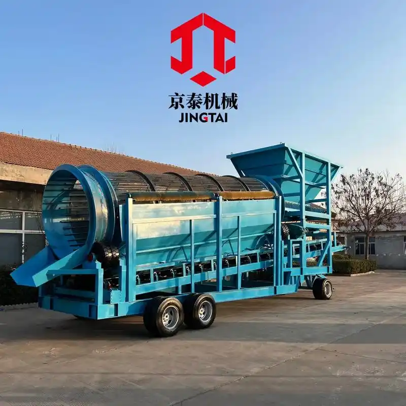 矿山机械 #无轴滚筒筛 #滚筒筛沙机 新年新气象,虎虎生威 - 抖音