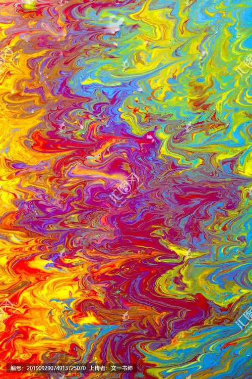 五彩斑斓抽象画,纹理素材,摄影素材,摄影,汇图网www.huitu.com