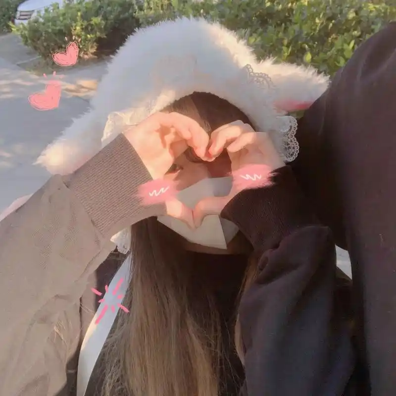 拍照姿势|和朋友比爱心超甜哦92