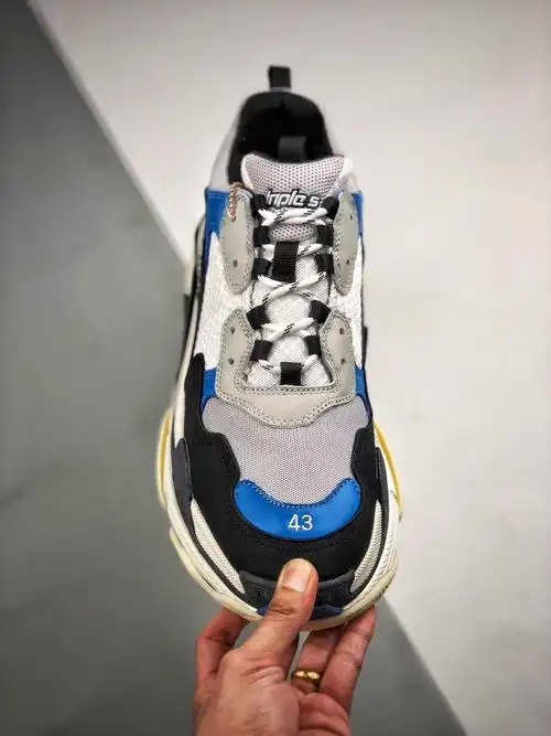 balenciagatriples黑蓝配色