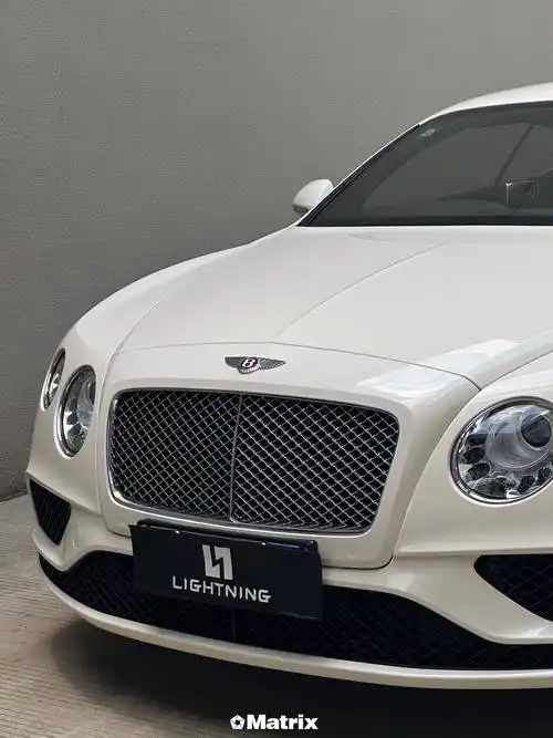 宾利欧陆gt-matrix矩阵改色膜胡椒白,温暖独特 治愈人心