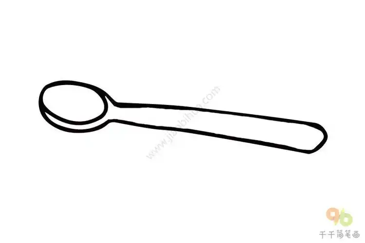 简笔画教你画 勺子简笔画,勺子简笔画图片大全,9像勺子简笔画图片大全