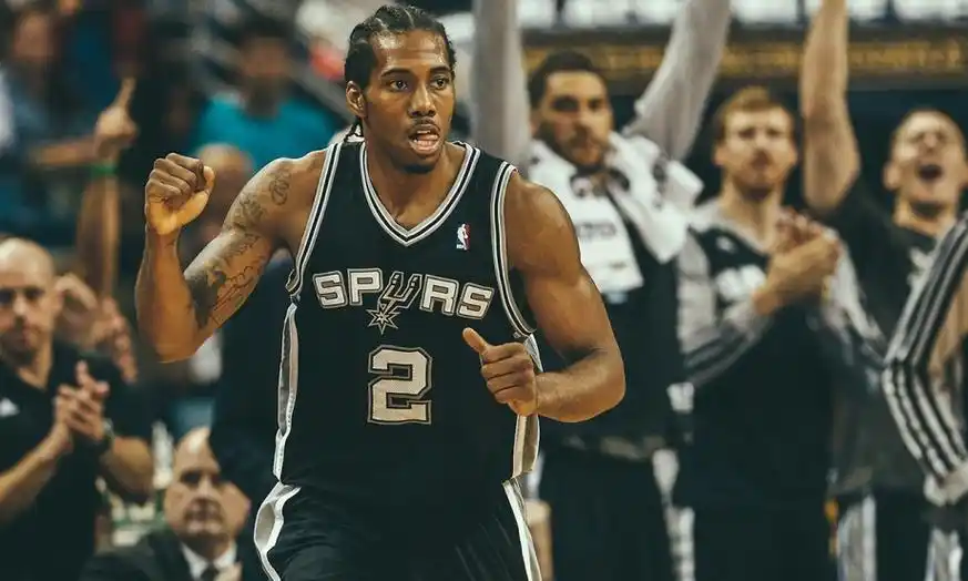 高清组图巨灵掌莱昂纳德马刺卡哇伊的未来