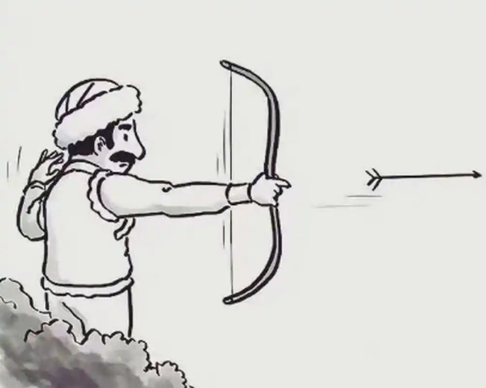 猎人的箭法很好,就是眼神不好