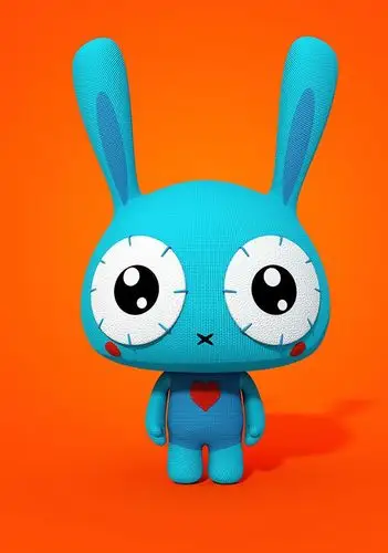 可爱的3d动物卡通形象玩具设计---酷图编号1109523