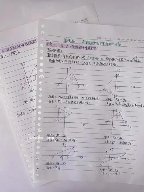 里找一下有没有大家不太会的问题#笔记  #中考数学  #平面直角坐标系