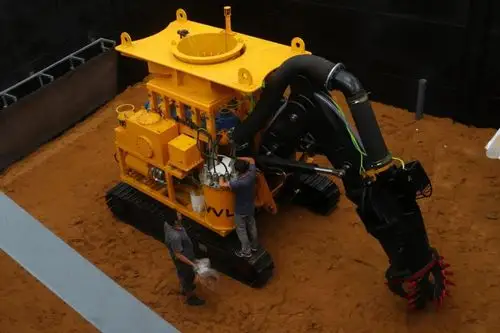 水下清淤机器人多款水下机器人2020海博会同台竞技