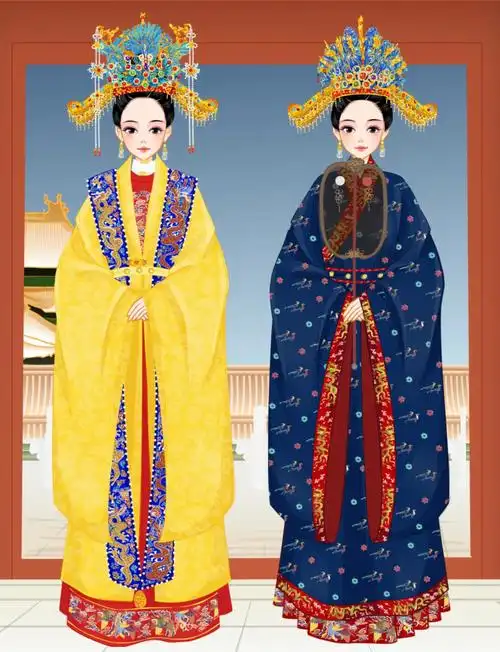 彩虹堂清明玉明朝皇后的礼服和凤冠