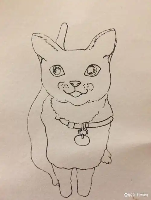 插画教程之俄罗斯蓝猫
