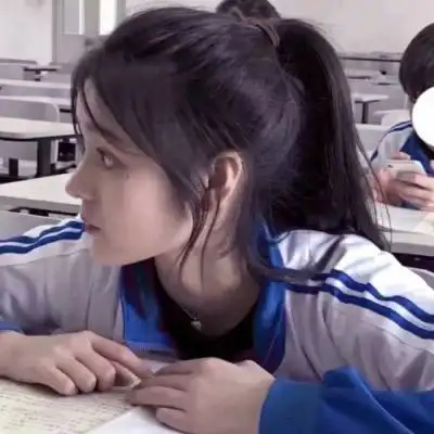 好看的校服女生头像 初中蓝色校服校园风图片 - 女生头像 - 潮人个性
