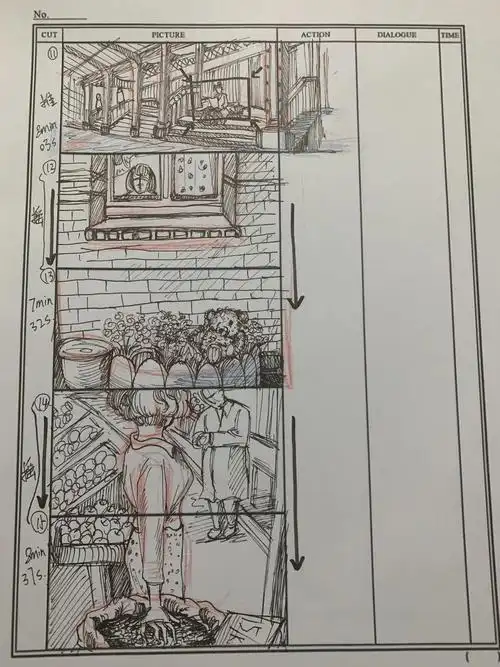 停课不停学一起来围观数字媒体艺术专业的分镜小画