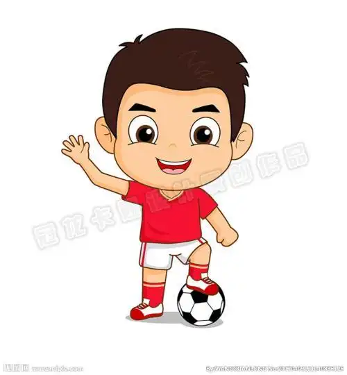 卡通足球头像