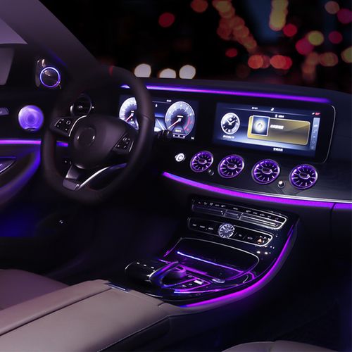 奔驰e300l原厂氛围灯新c260lglc发光涡轮风口汽车氛围灯