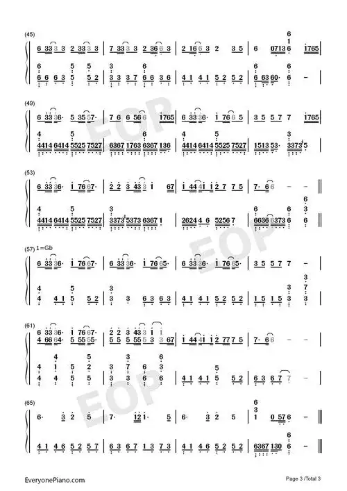 忘尘如羡-魔道祖师同人曲双手简谱预览3