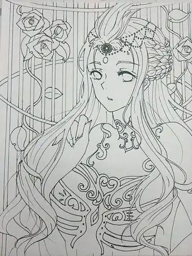 好看奇迹暖暖的简笔画