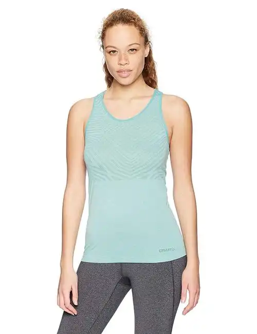 craft sportswear 女士炫酷舒适 she 跑步和训练健身锻炼工字背心:dr