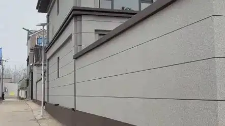 外墙真石漆做完之后,笑出了杀猪声.