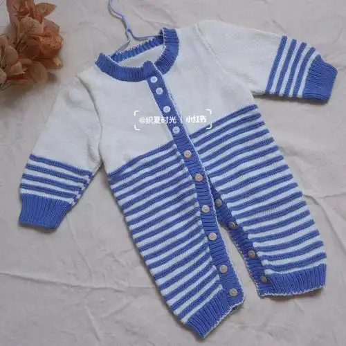 编织毛衣宝宝连体衣2018年作品