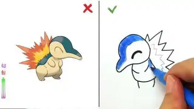 神奇宝贝简笔画教程火球鼠怎么画