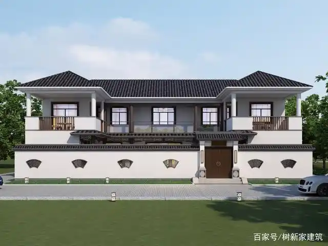 2021最火中式三合院100年不过时的自建别墅