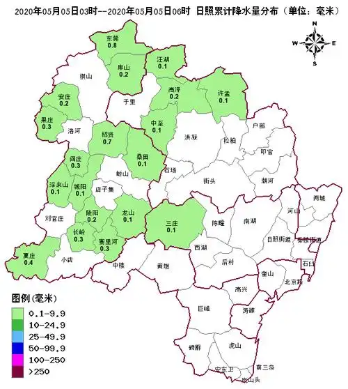 今日立夏日照这些地方开始下雨了