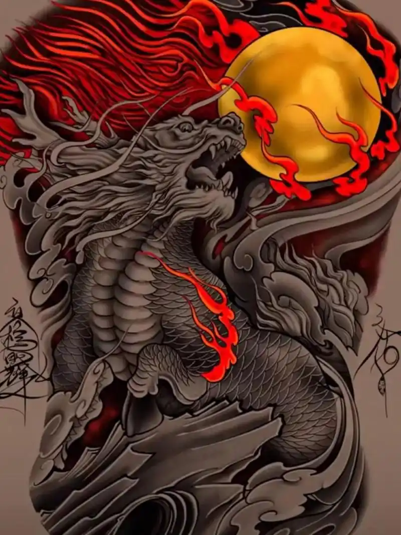 满背发财麒麟 满背发财麒麟