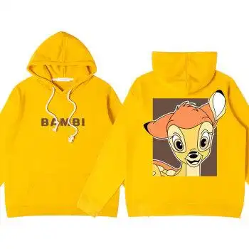 迪士尼动漫联名卫衣女秋季全棉外套潮流小飞象狮子王辛巴儿童衣服