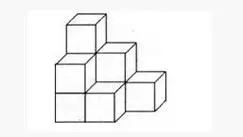 画多个正方体组合图简笔画