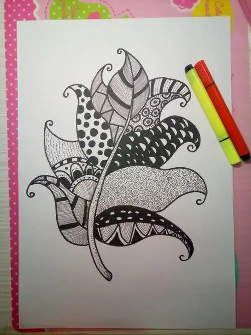 小美院教育线上课程——线描画《树叶》