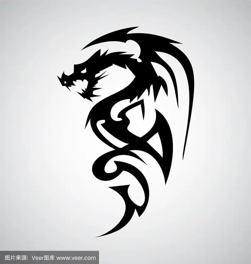 龙,暗色,魔鬼,动物,爬行纲