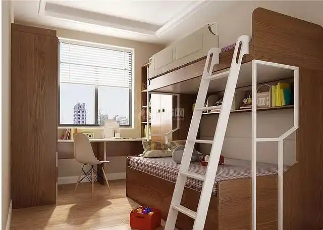 8款儿童房上下床设计 二胎家庭必备