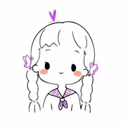 卡通头像可爱简笔画图片超萌简笔画手绘q版可爱女生头像图片女生动漫