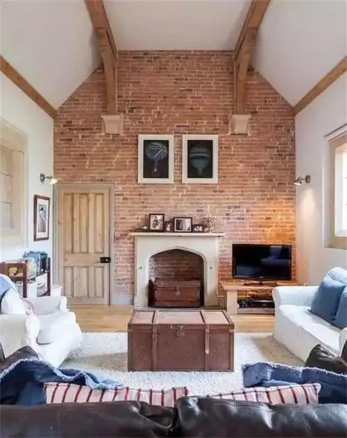 红砖墙竟能玩出新时尚