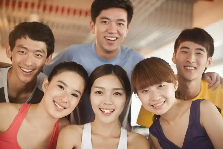 多,年轻人,体育馆,头像