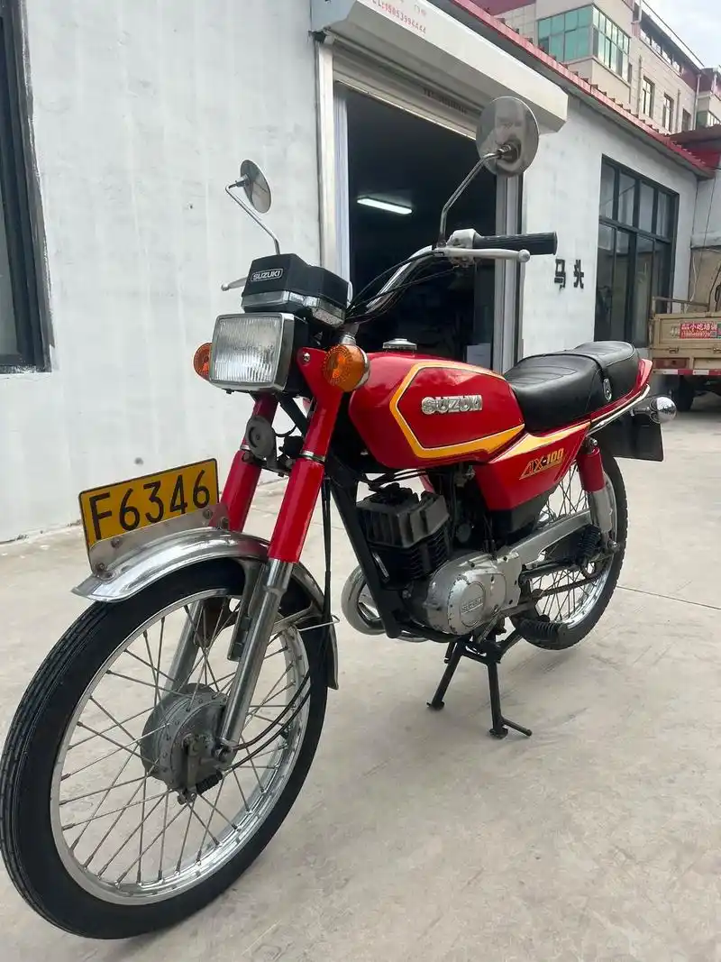 1984年铃木ax100,整车原版原漆e103发动机6位1, - 抖音