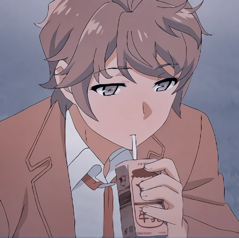 「第1期」动漫情头:樱岛麻衣梓川咲太 情侣头像