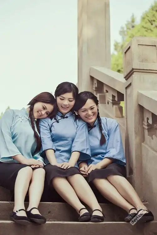 梦回民国武大民国风外拍闺蜜照